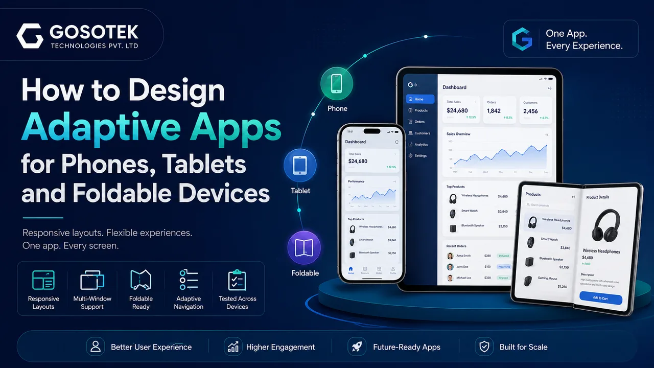 How to Design Adaptive Apps for Phones, Tablets and Foldables