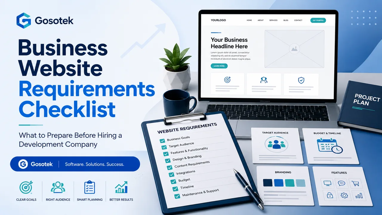 Business Website Requirements Checklist: Prepare Smarter Before Hiring a Development Company