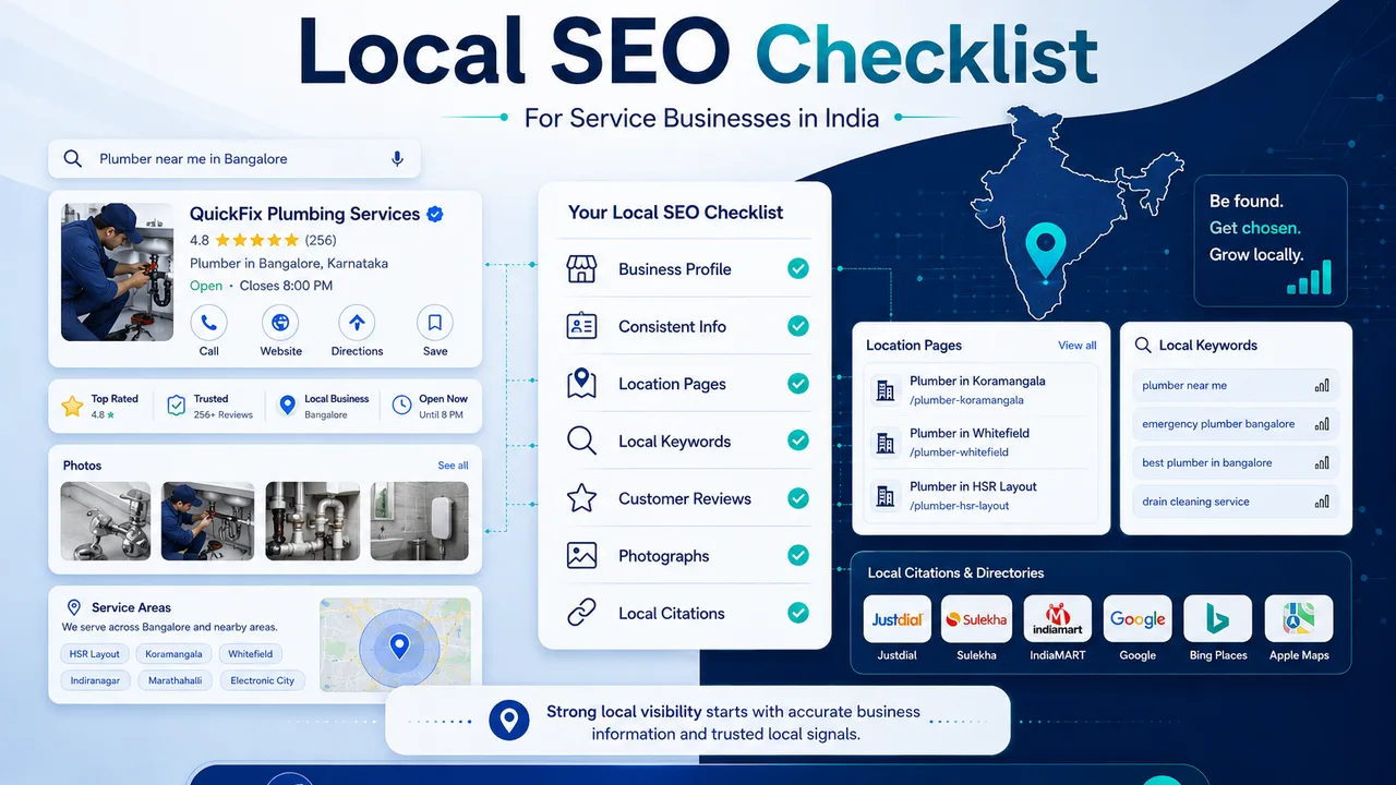 Local SEO Checklist for Service Businesses in India