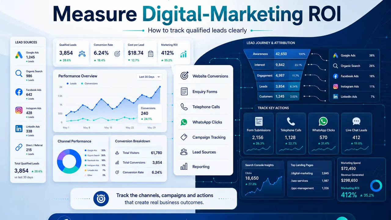 How to Measure Digital-Marketing ROI and Track Qualified Leads